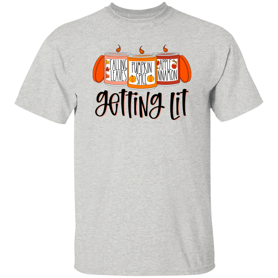 Getting Lit Fall Candles Shirt