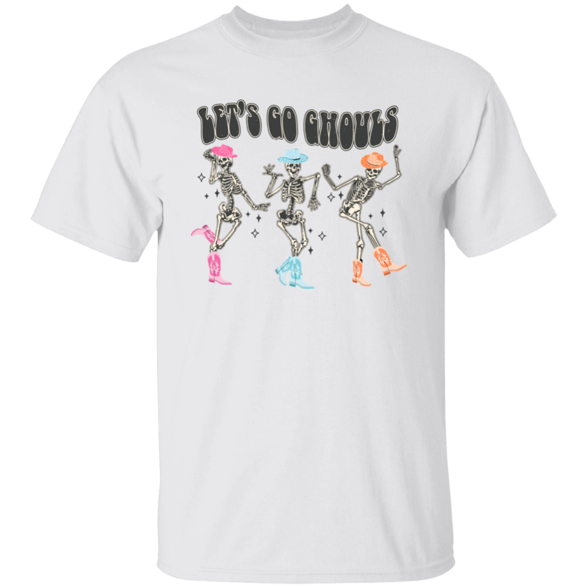 Let's Go Ghouls Skeleton Shirt