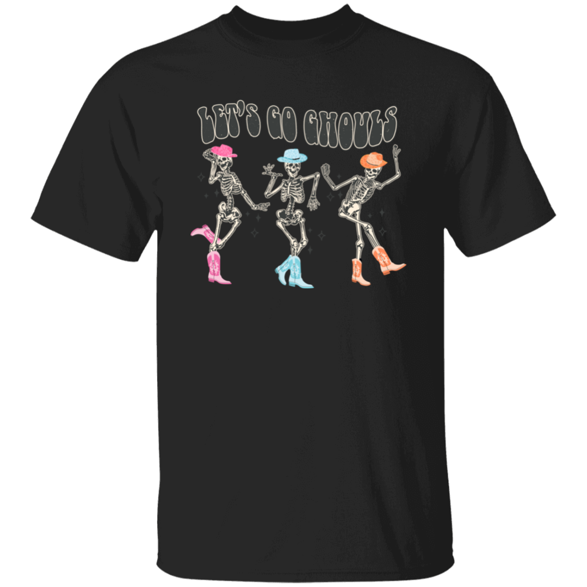 Let's Go Ghouls Skeleton Shirt