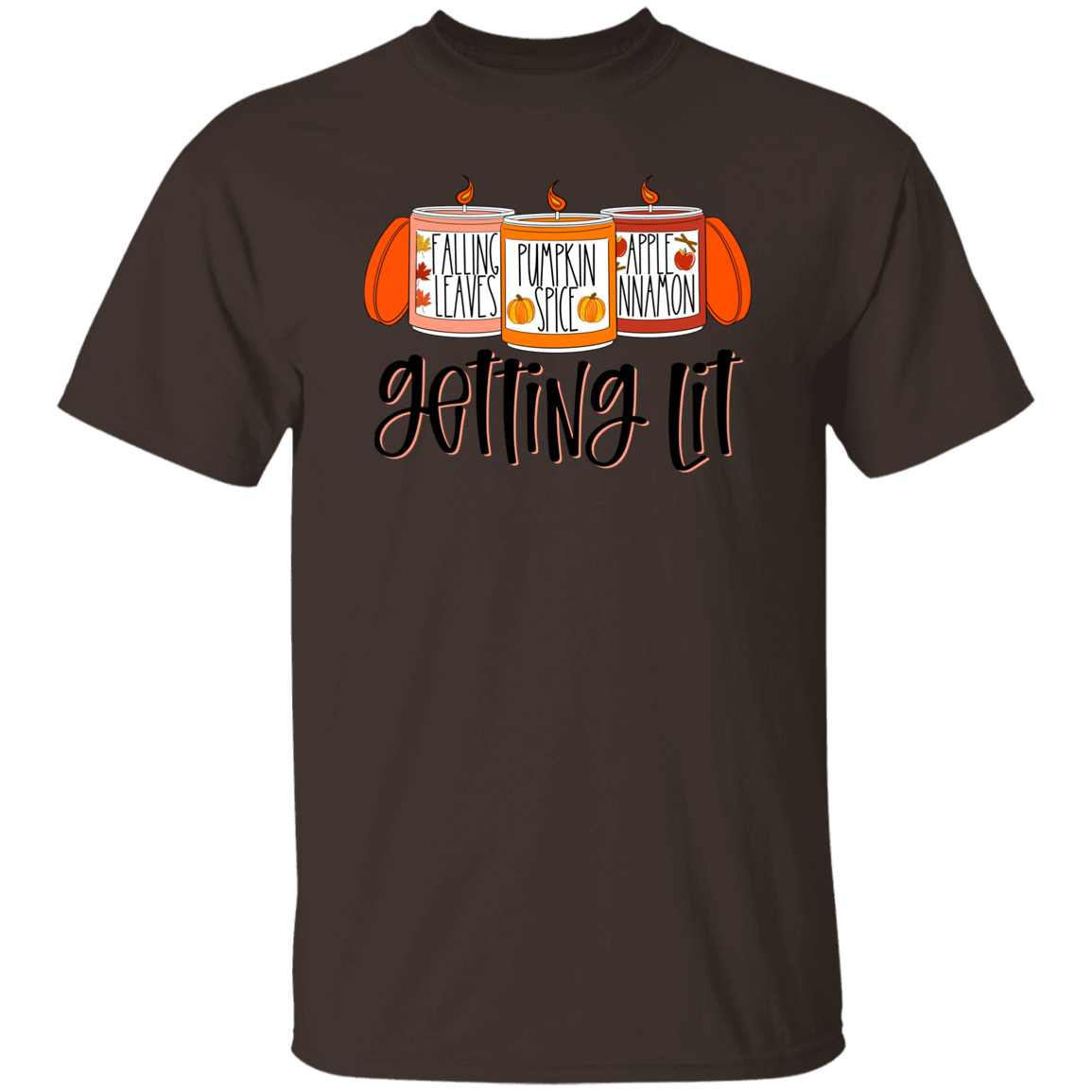 Getting Lit Fall Candles Shirt