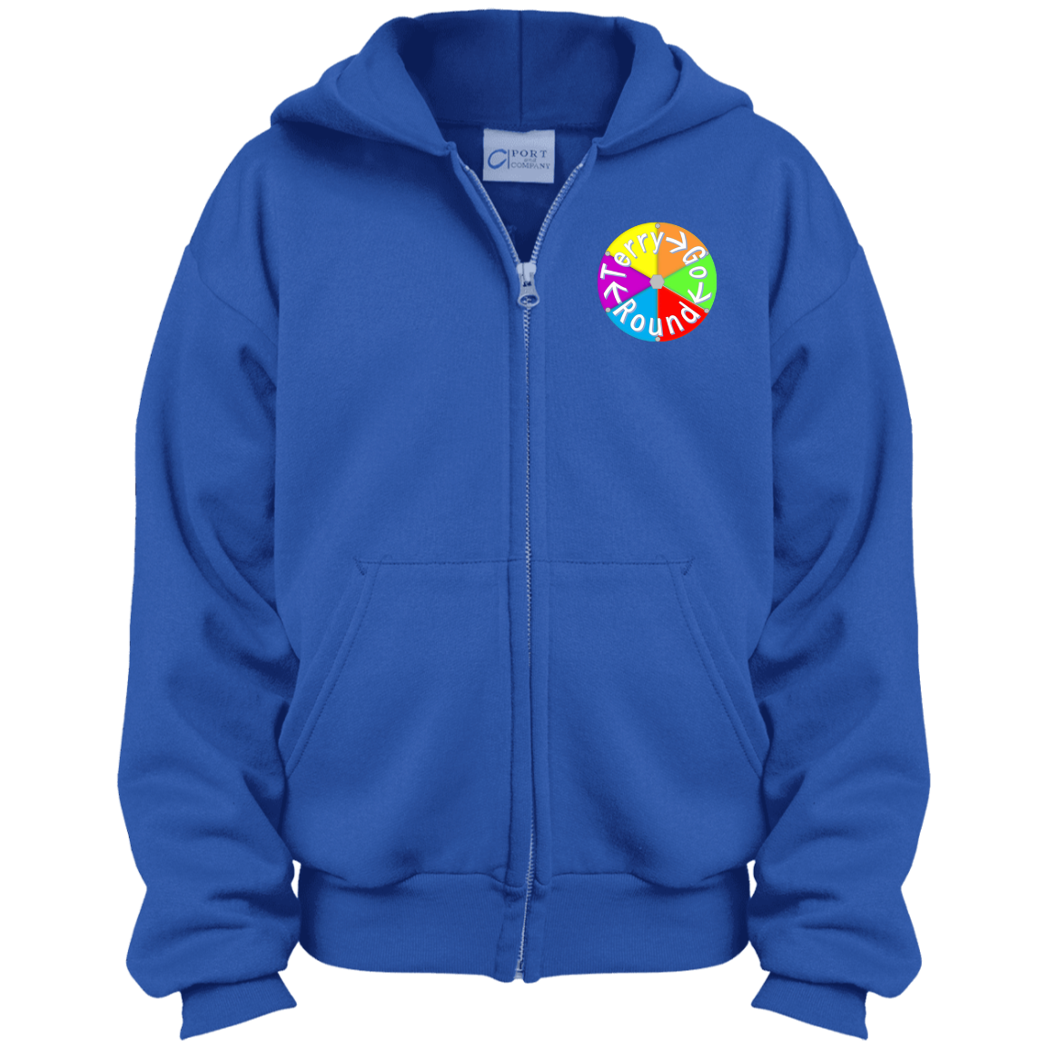 Terry Go Round Youth Full Zip Hoodie