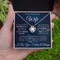 Beautiful Wife One Thing Love Knot Necklace