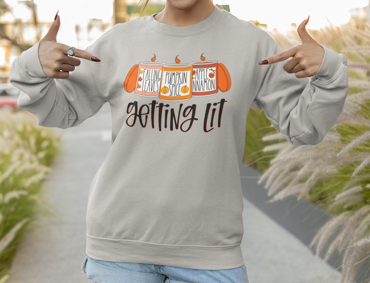 Getting Lit Fall Candles Shirt