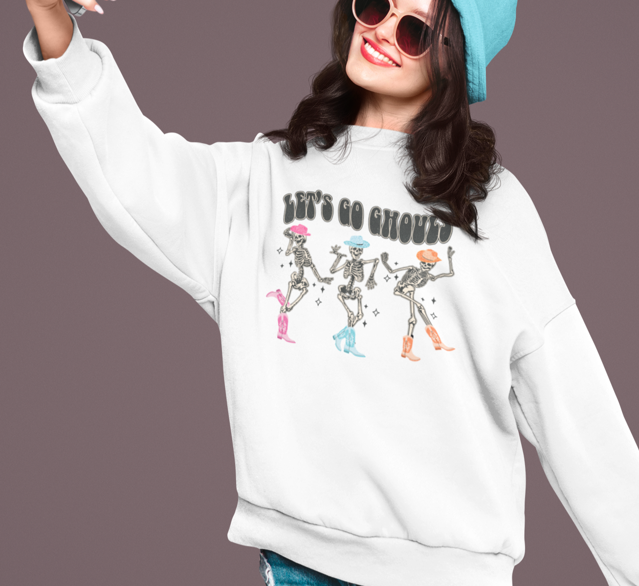 Let's Go Ghouls Skeleton Shirt