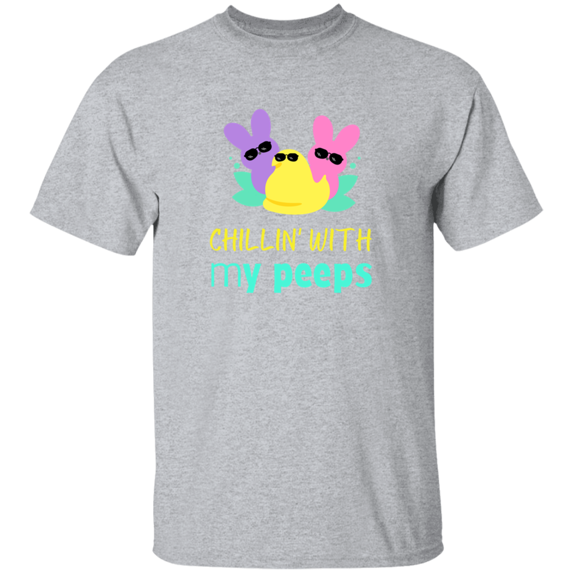 Chillin' with my Peeps Youth 5.3 oz 100% Cotton T-Shirt