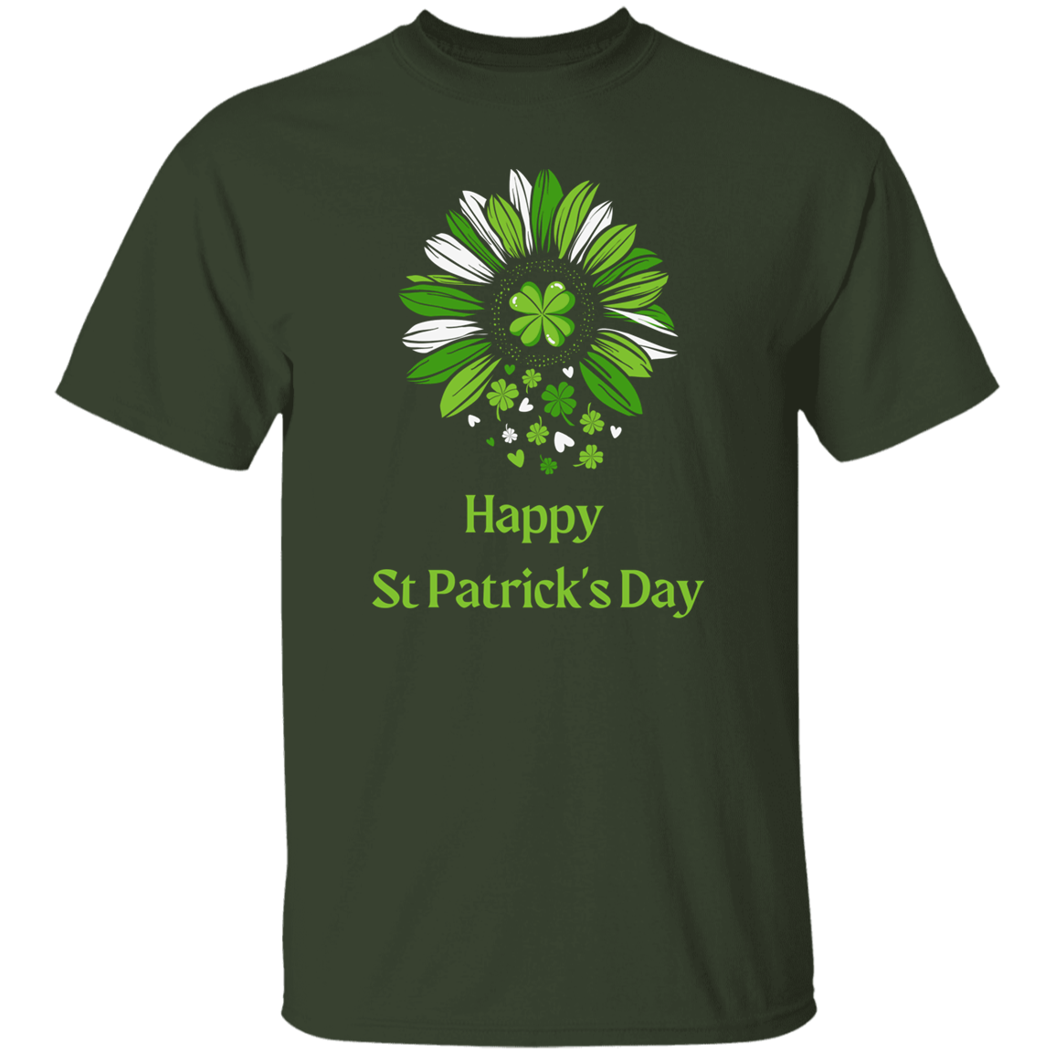 Sunflower Happy St Patrick's Day T-Shirt