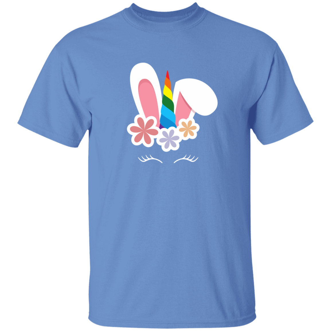 Unicorn Bunny 1 Youth 5.3 oz 100% Cotton T-Shirt
