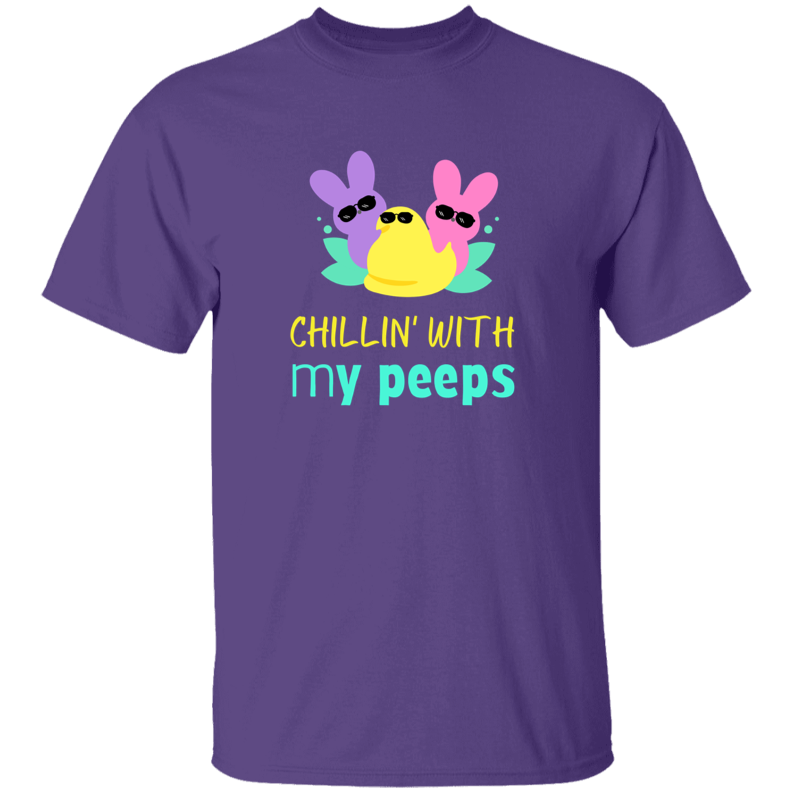 Chillin' with my Peeps Youth 5.3 oz 100% Cotton T-Shirt