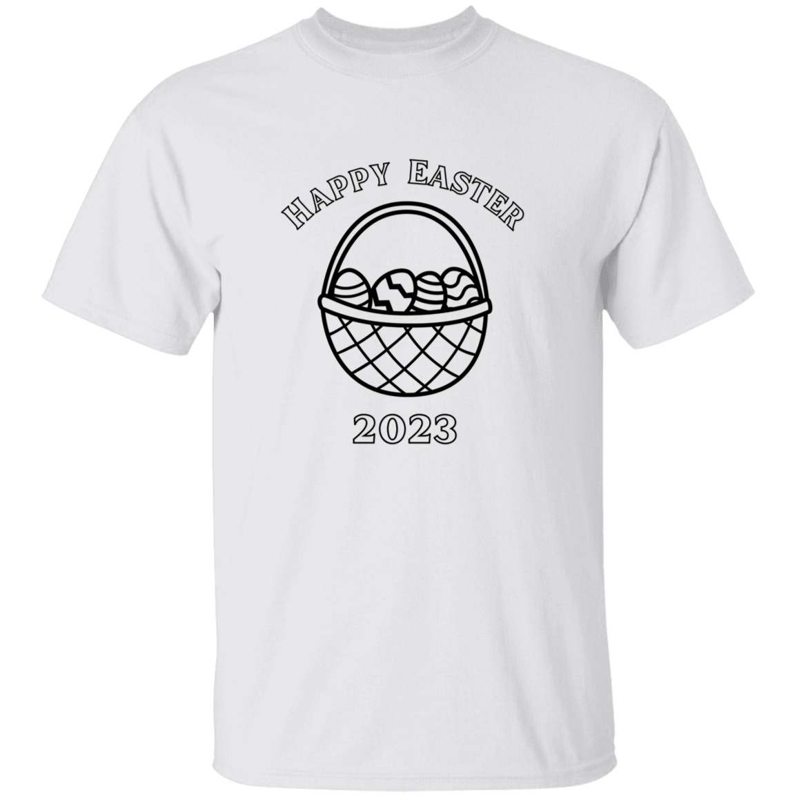 Coloring Egg Basket Youth 5.3 oz 100% Cotton T-Shirt