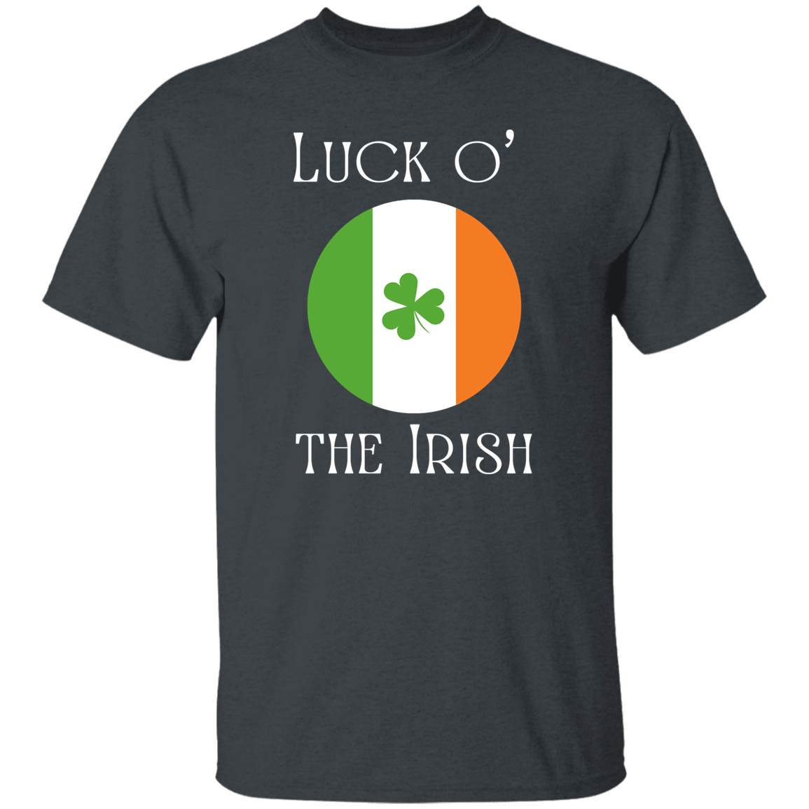 Luck o' the Irish Circle Flag T-Shirt