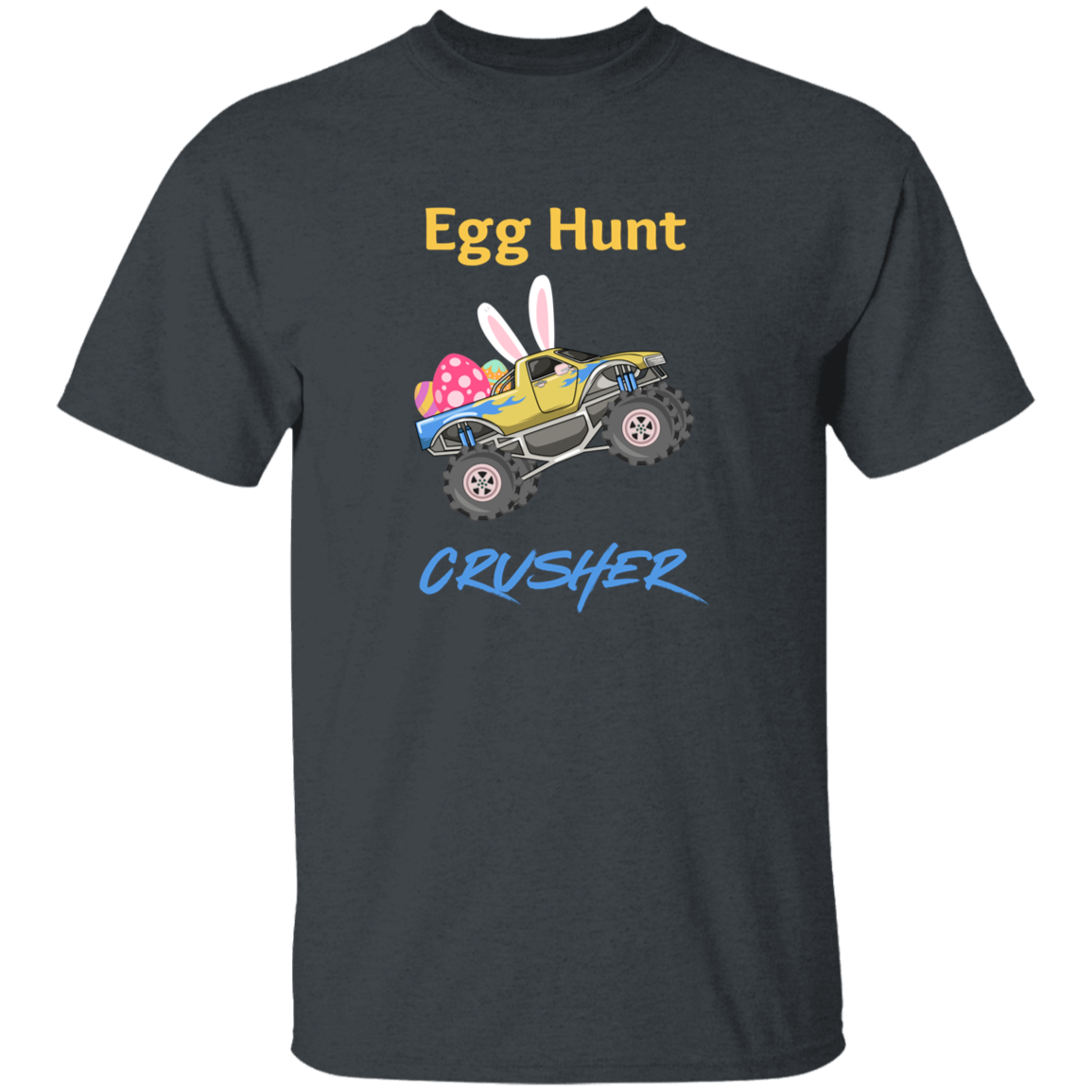 Egg Hunt Crusher Youth 5.3 oz 100% Cotton T-Shirt