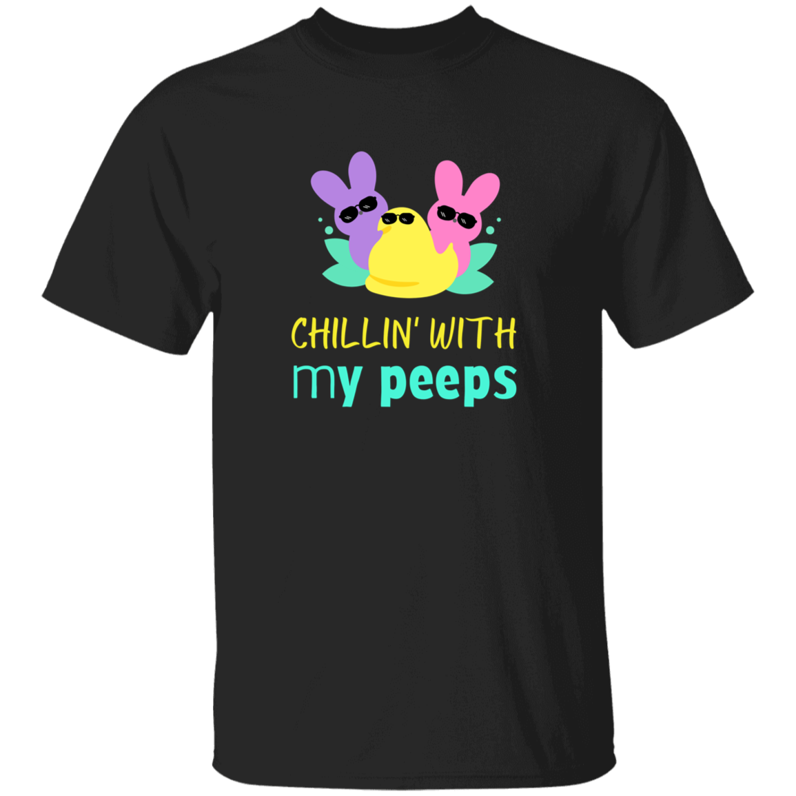 Chillin' with my Peeps Youth 5.3 oz 100% Cotton T-Shirt