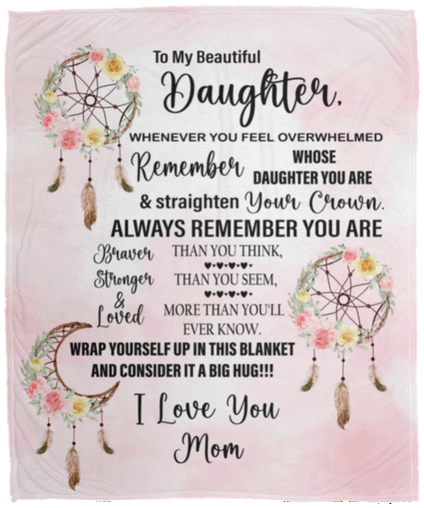 Daughter Dreamcatchers Cozy Plush Fleece Blanket