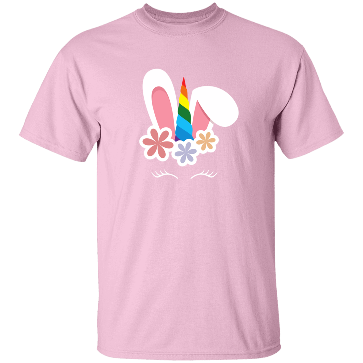 Unicorn Bunny 1 Youth 5.3 oz 100% Cotton T-Shirt