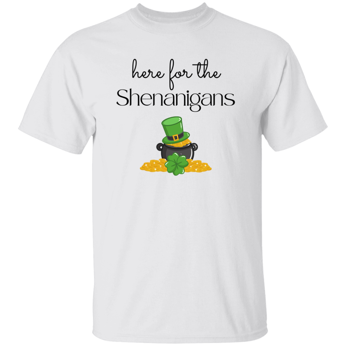 Youth Here for the Shenanigans T-Shirt