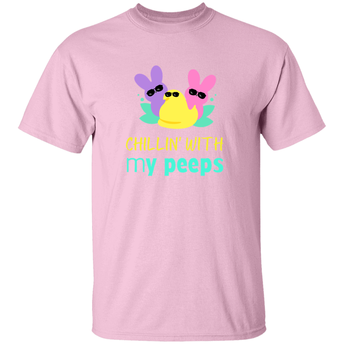 Chillin' with my Peeps Youth 5.3 oz 100% Cotton T-Shirt