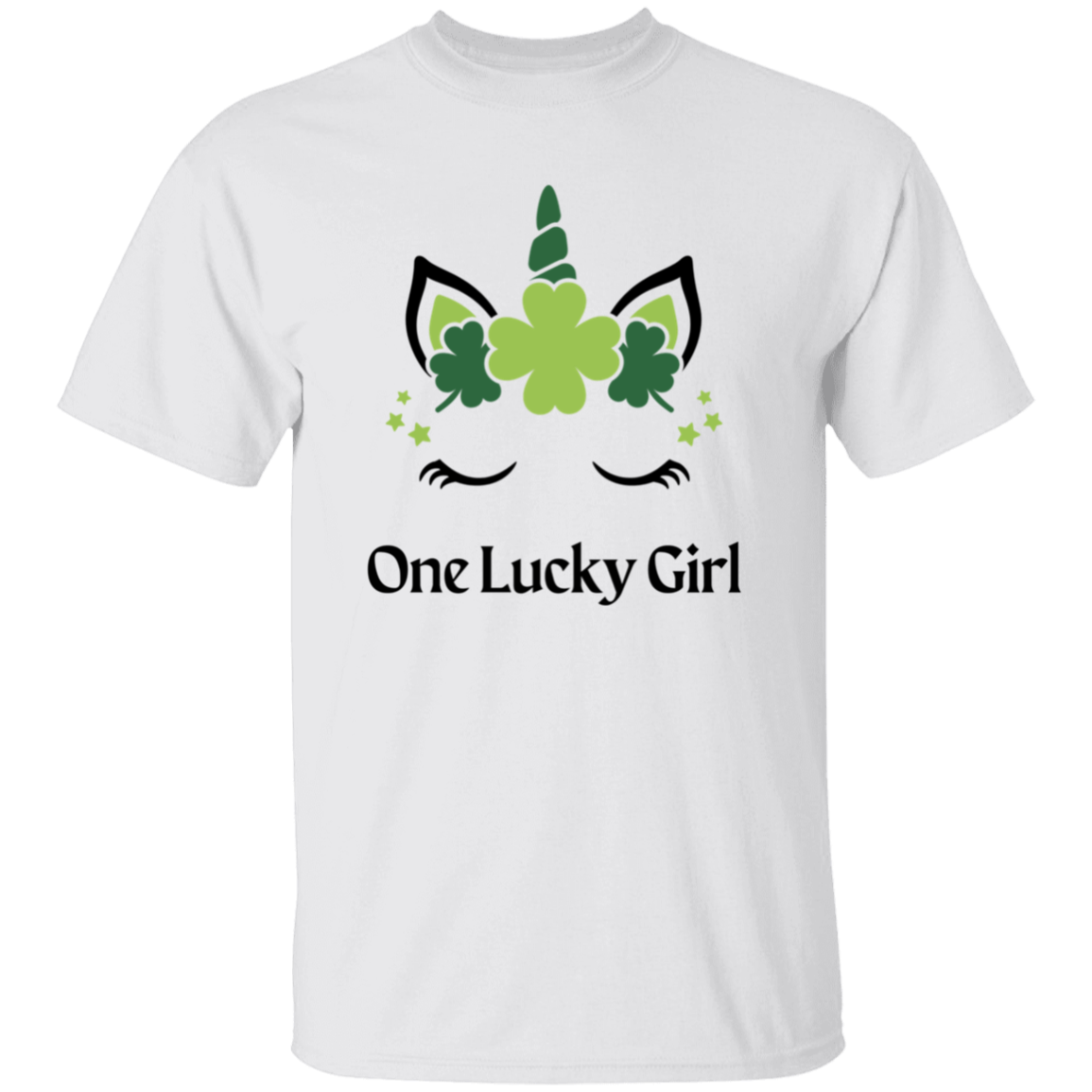 Youth Lucky Girl Unicorn T-Shirt