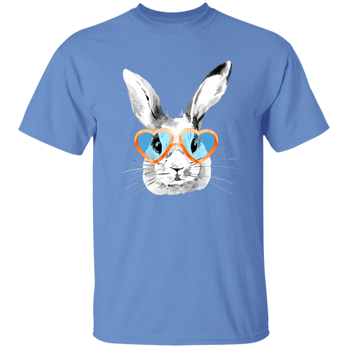 Heart Glasses Bunny Youth 5.3 oz 100% Cotton T-Shirt