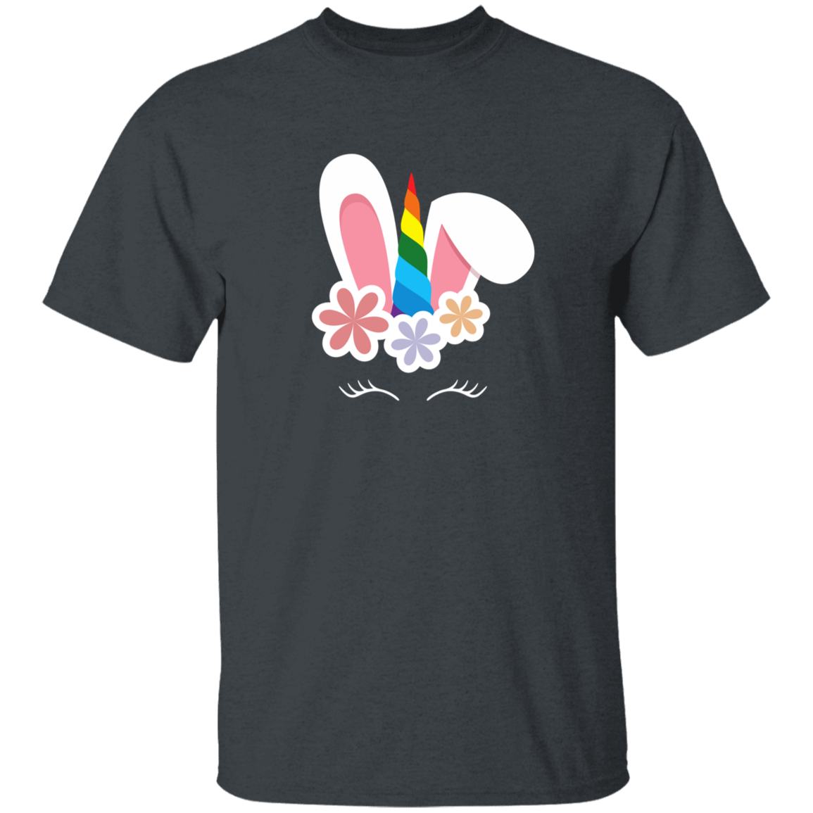 Unicorn Bunny 1 Youth 5.3 oz 100% Cotton T-Shirt