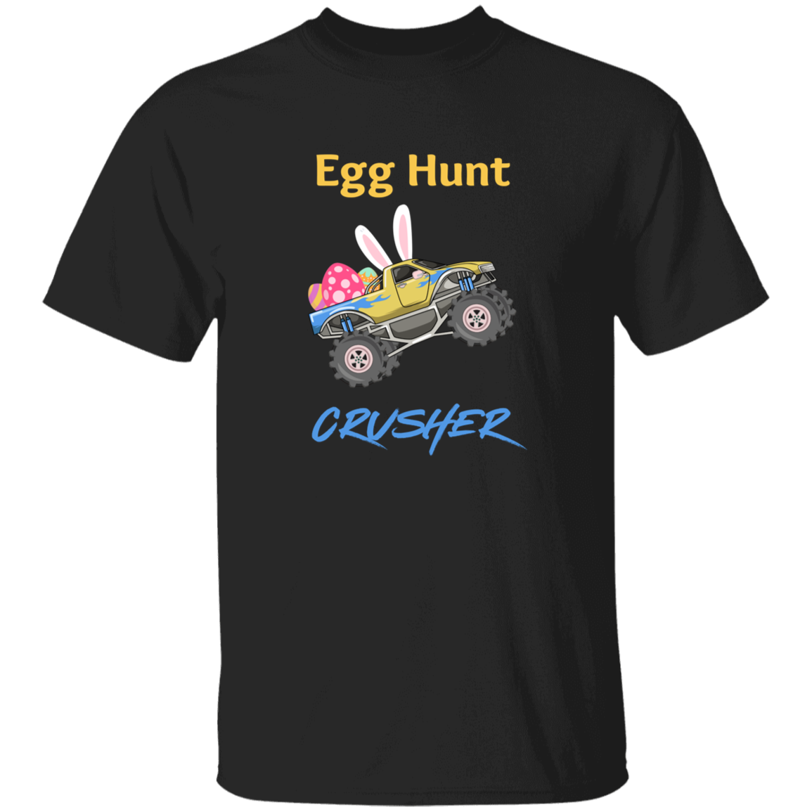 Egg Hunt Crusher Youth 5.3 oz 100% Cotton T-Shirt