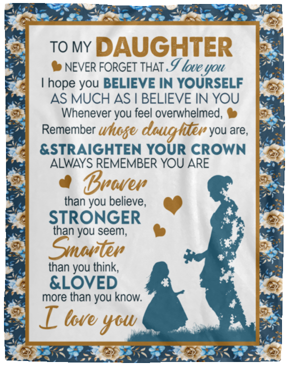 Daughter Pieces Cozy Plush Fleece Blanket