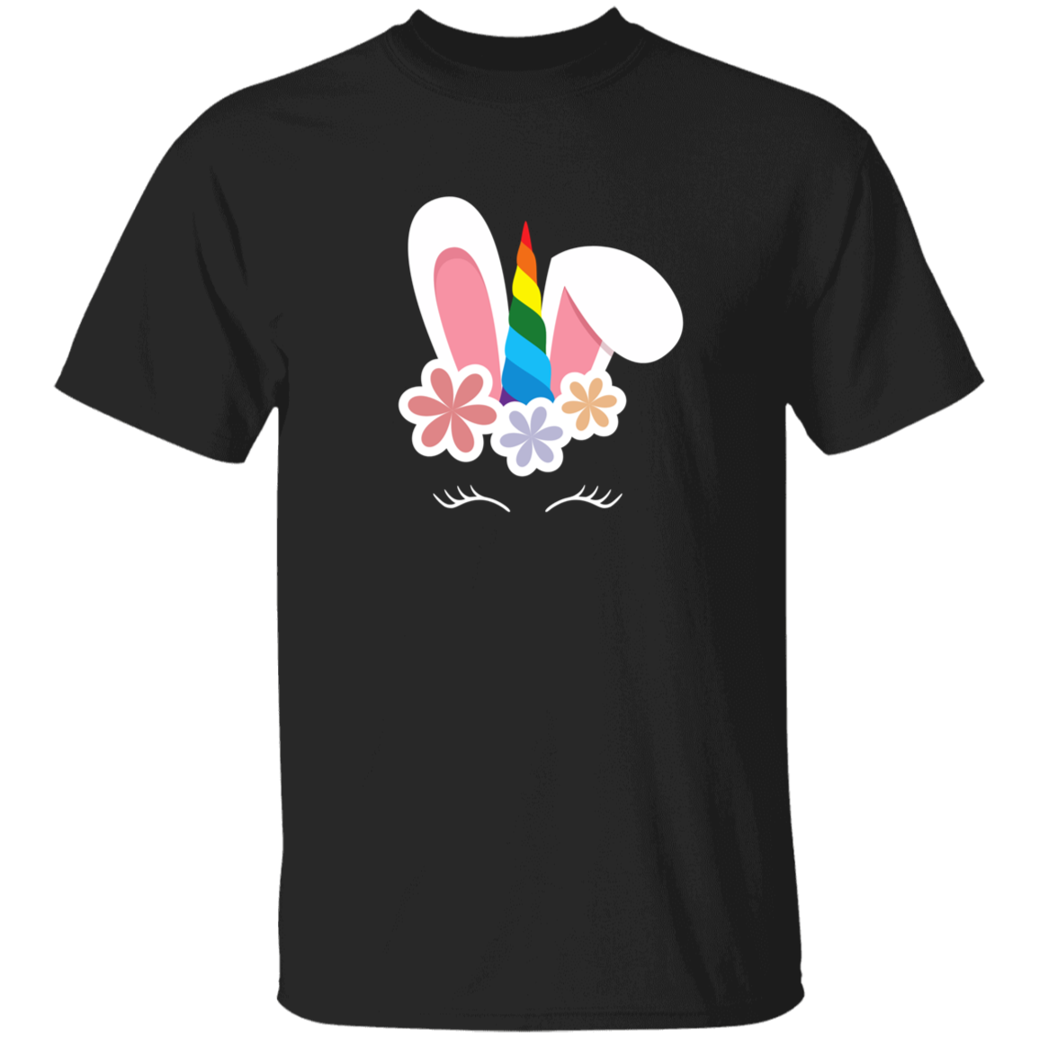 Unicorn Bunny 1 Youth 5.3 oz 100% Cotton T-Shirt