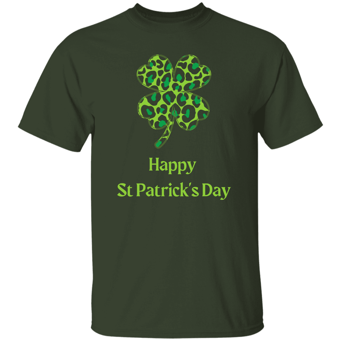 Leopard Shamrock T-Shirt