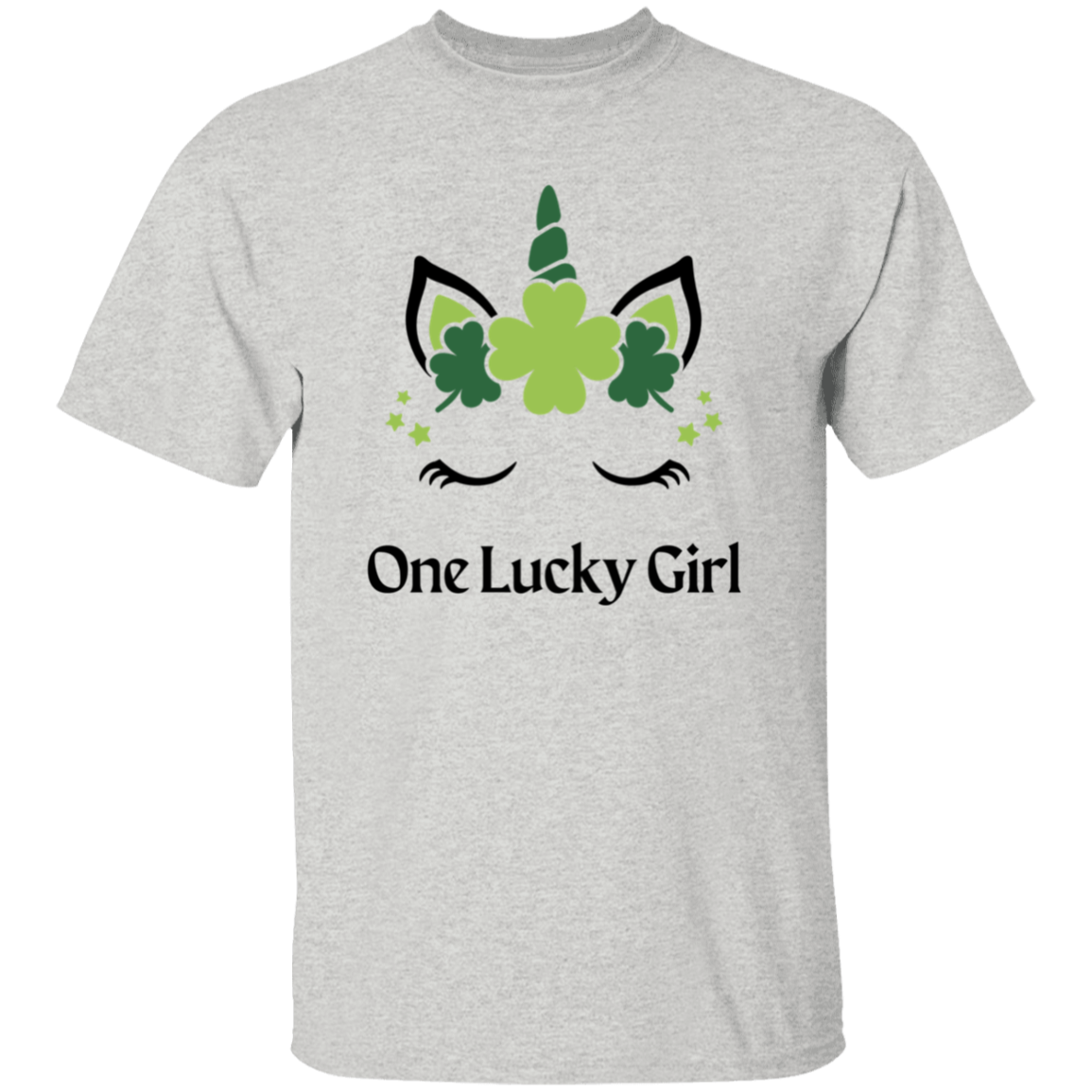 Youth Lucky Girl Unicorn T-Shirt