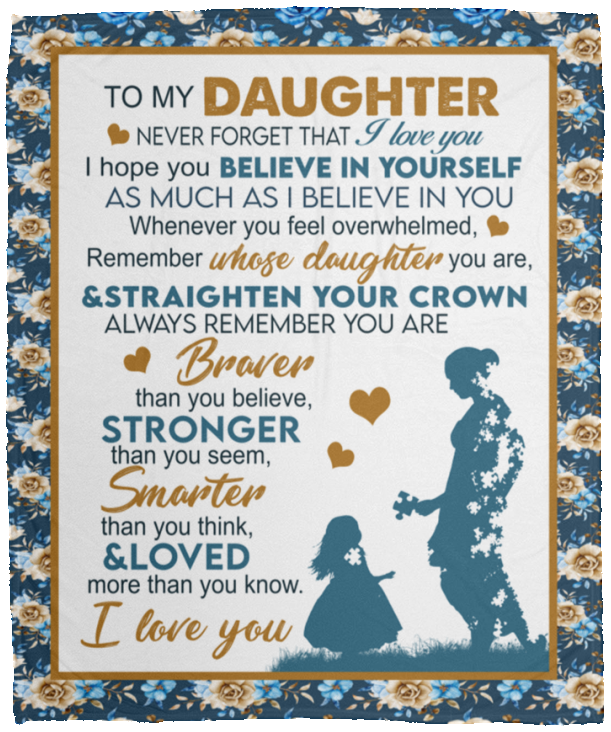Daughter Pieces Cozy Plush Fleece Blanket