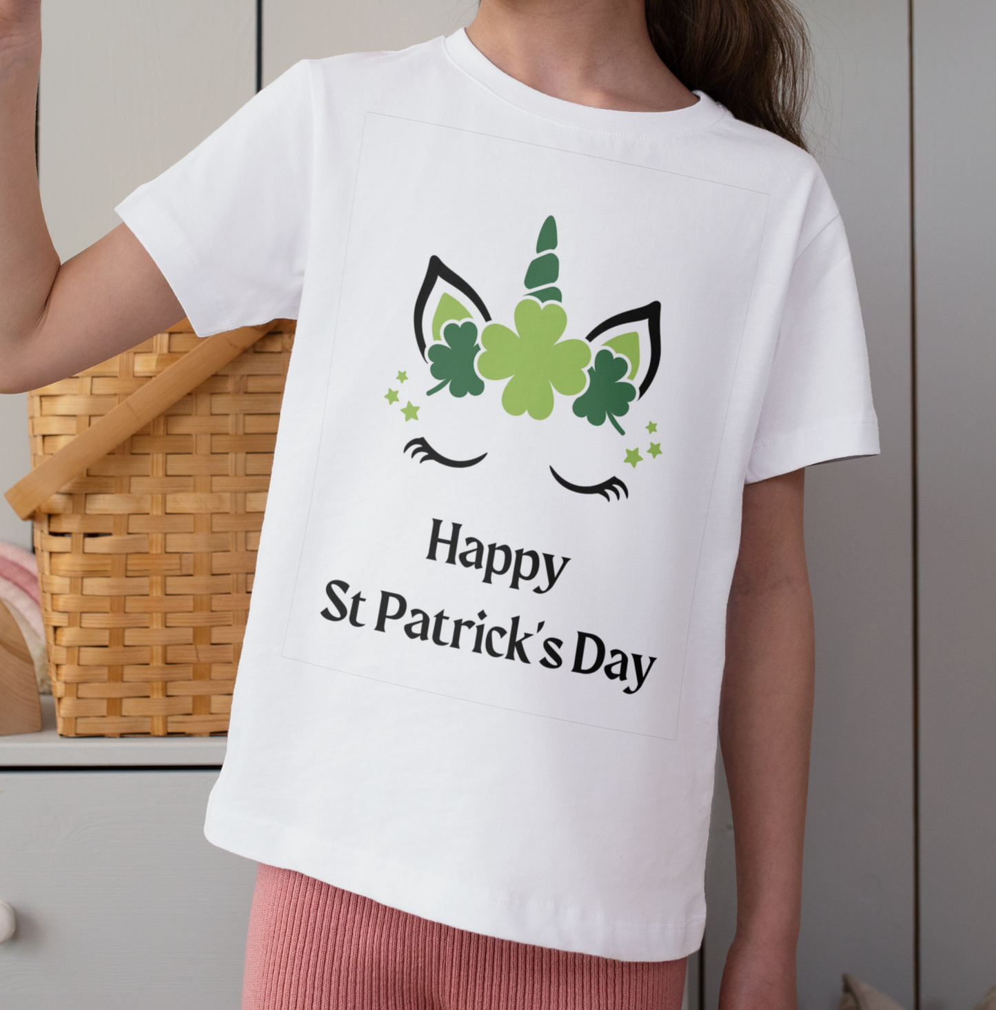 Youth Unicorn Happy St Patrick's Day T-Shirt