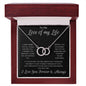 Love of my Life Forever & Always Perfect Pair Necklace
