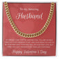 Husband Valentine's Cuban Link Chain
