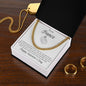 Fiance Valentine's Cuban Link Chain