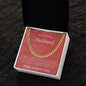 Husband Valentine's Cuban Link Chain