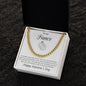 Fiance Valentine's Cuban Link Chain