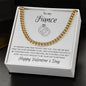 Fiance Valentine's Cuban Link Chain