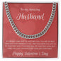 Husband Valentine's Cuban Link Chain