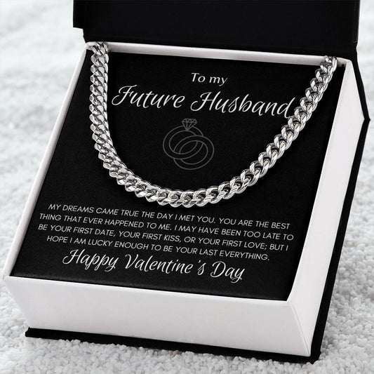 Future Husband Valentine's Cuban Link Chain