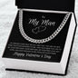 My Man Valentine's Cuban Link Chain