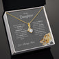 To Daughter from Mom Lioness Necklace