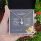 To Daughter from Mom Lioness Necklace