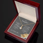 To Daughter from Mom Lioness Necklace