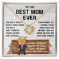 Best Mom Mother's Day Wall Love Knot Necklace