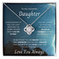 Awesome Daughter Love Knot Necklace
