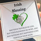 Irish Blessing Love Knot Necklace