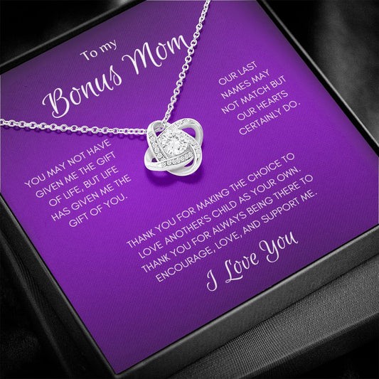 Bonus Mom Love Knot Necklace