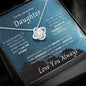 Awesome Daughter Love Knot Necklace