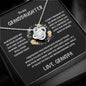 Granddaughter from Grandpa Love Knot Necklace