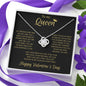 Queen Valentine's Love Knot Necklace
