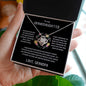 Granddaughter from Grandpa Love Knot Necklace